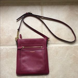 USED ONCE Coach Leather Crossbody